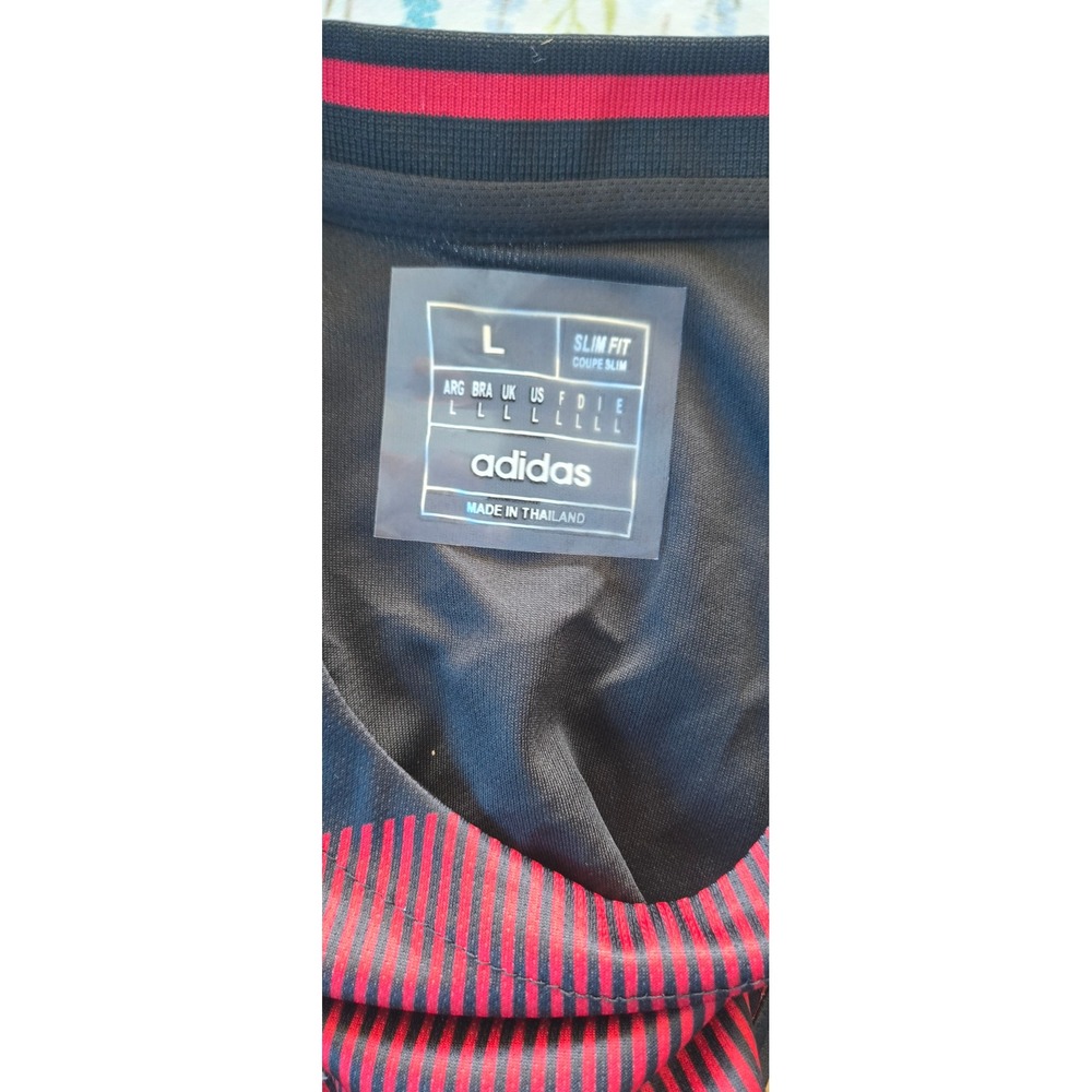 Adidas Eladio Carrion Japan World Tour 2025 Soccer Jersey Black Red Mens L NEW - Picture 3 of 6